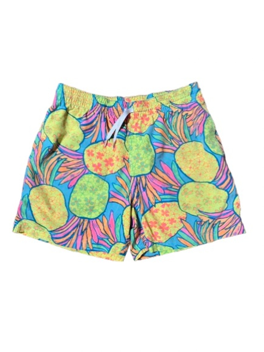 Chubbies Tropical Pineapple Tropical Print Swim Shorts - Bright Size Medium